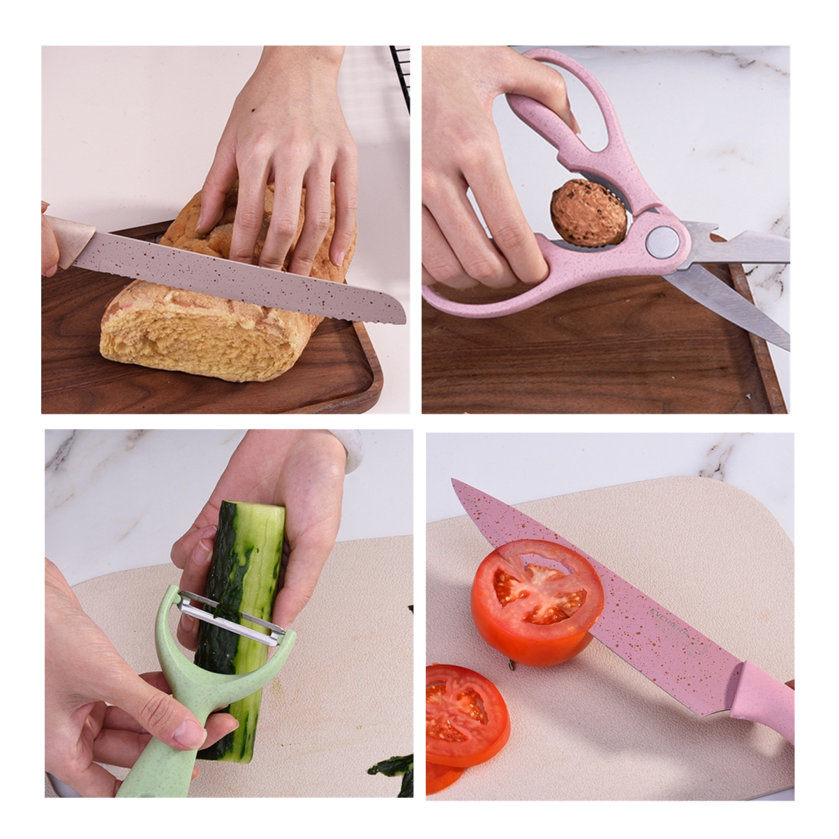 Miniatura 4 de Set Cuchillos Acero Inoxidable Color